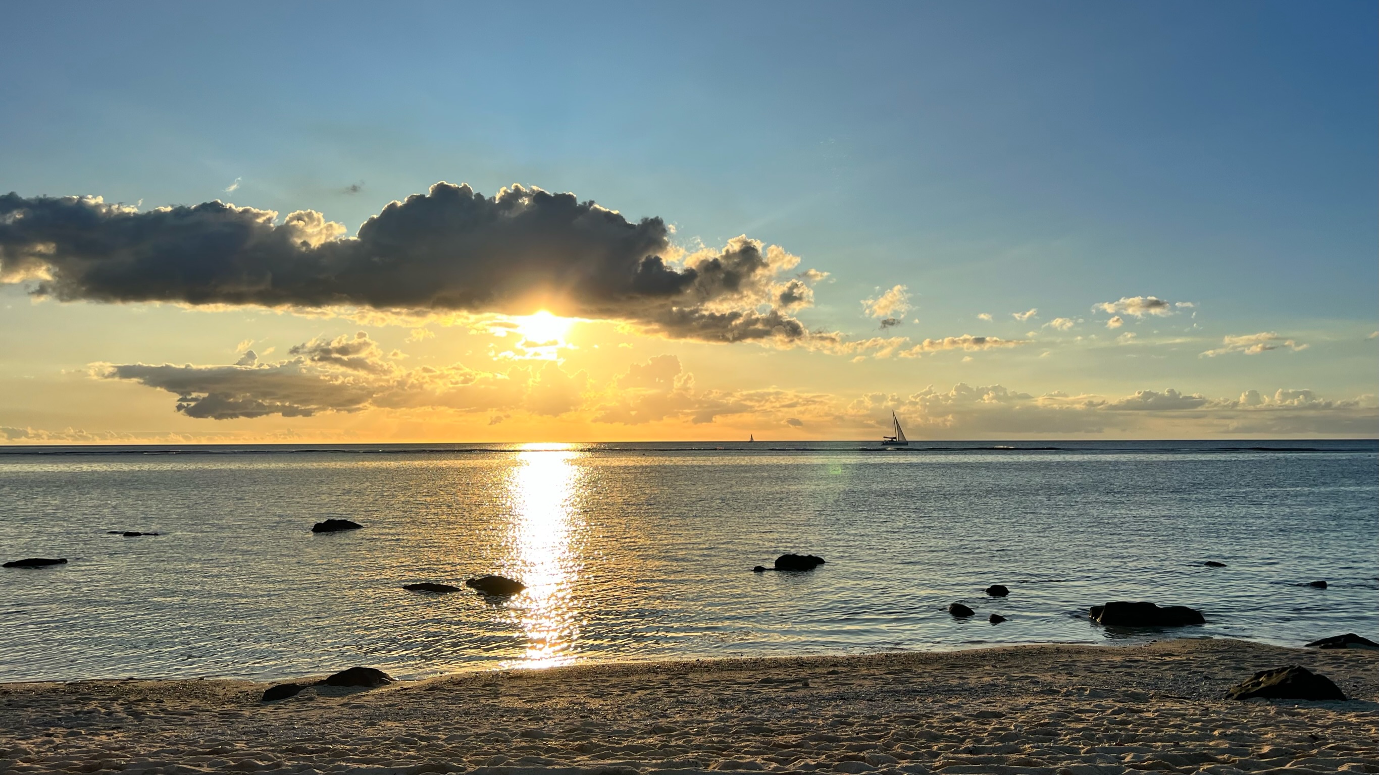 Figure 4: Jaw-dropping sunsets in Mauritius.